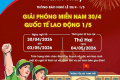 Thông báo nghỉ lễ 30/04 – 01/05